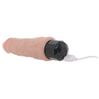 Vibrator Realist Au Naturel Sensa Feel, Dubla Densitate, 10 Moduri Vibratii, USB, Natural, 22.8 cm