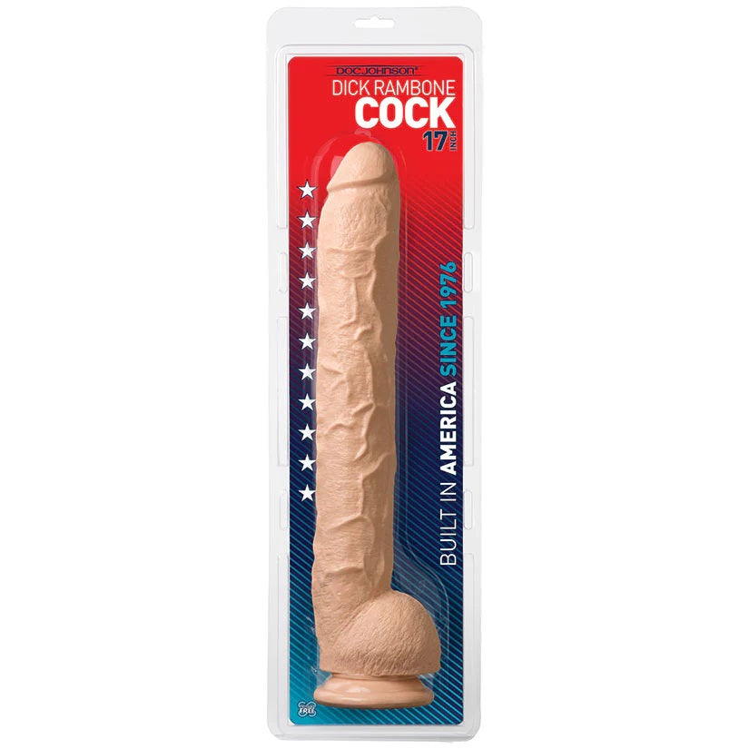 Dildo Dick Rambone natural 43 cm Imagine principală a produsului