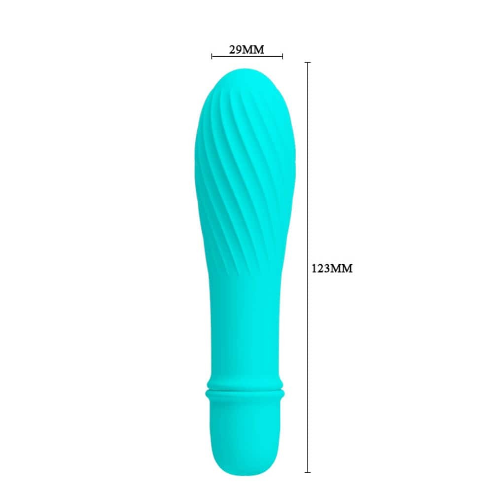 Vibrator Pretty Love Solomon Turquoise Imagine secundară a produsului