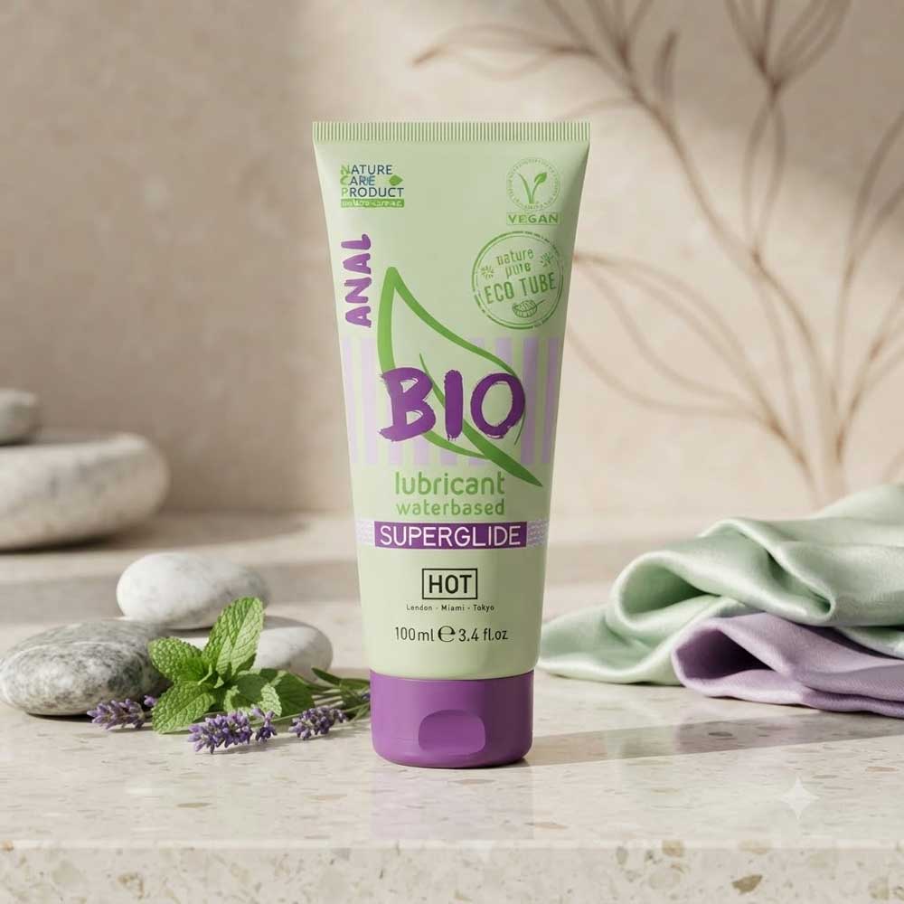 HOT BIO lubricant waterbased Superglide Anal 100 ml Imagine secundară a produsului