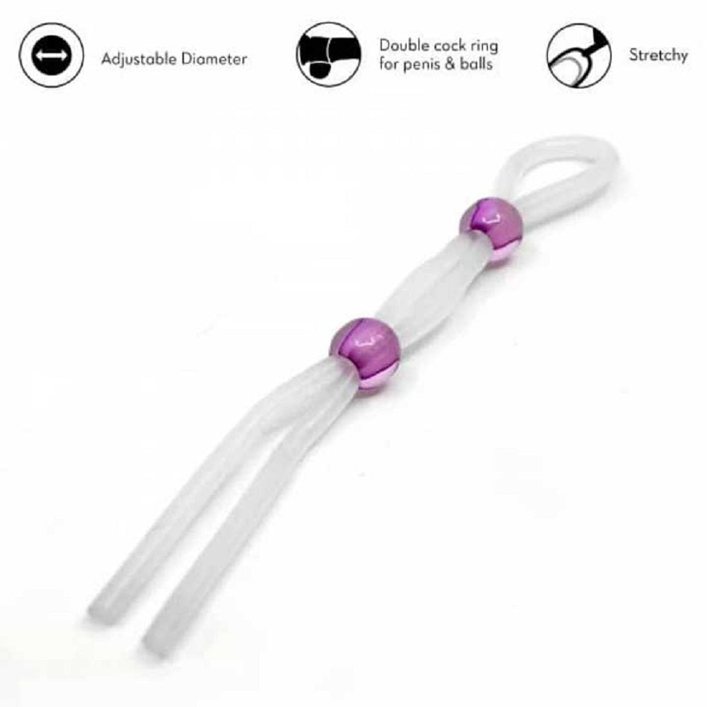 Inele Penis Beads Lavender Imagine secundară a produsului