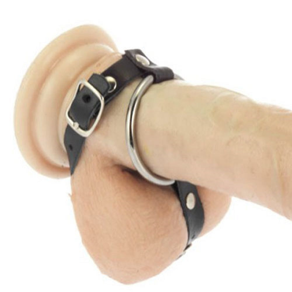 Penis Strap With Rings Metal Imagine principală a produsului