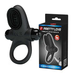 Pretty Love Vibrant Penis Ring 2 Black