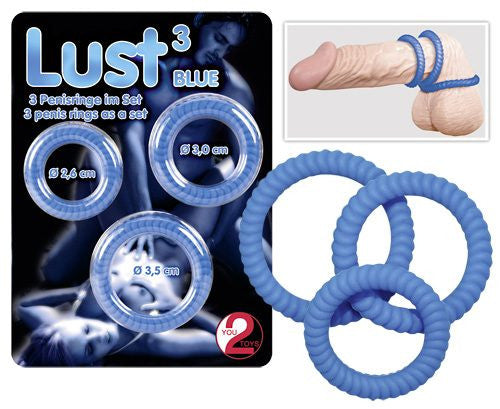 Inel Penis Lust 3 Blue