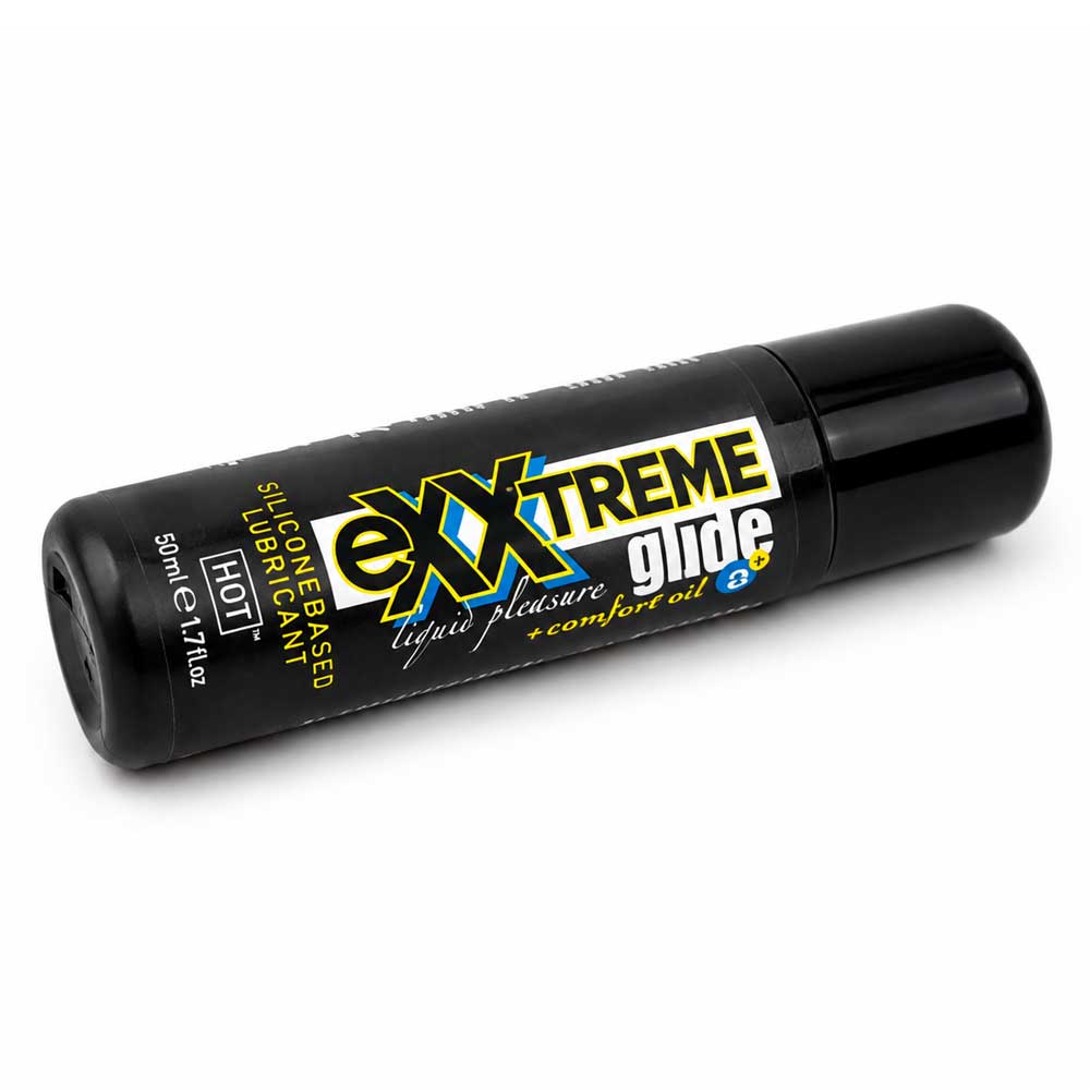 HOT eXXtreme Glide - siliconebased lubricant + comfort oil a+ 50 ml