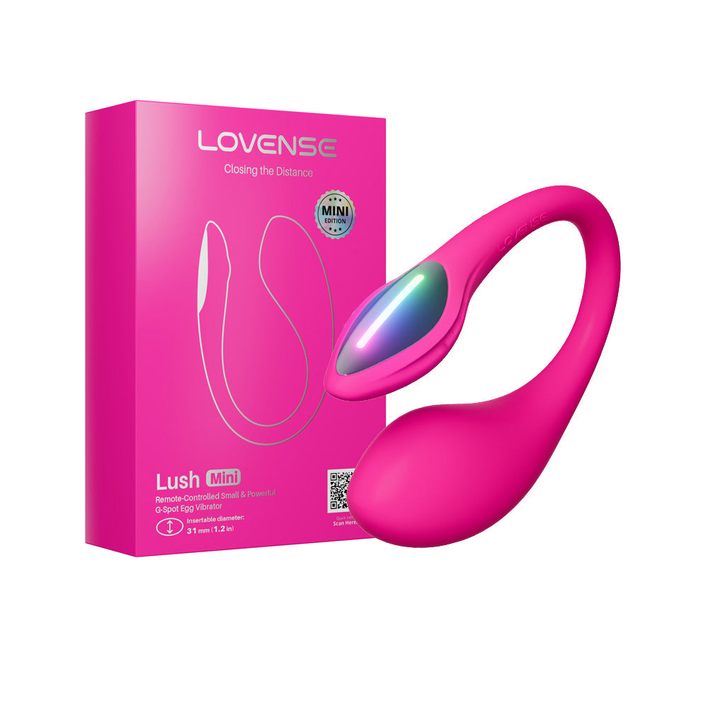 Vibrator Lovense Lush 4 Mini Bluetooth Control Free App Silicon Roz Imagine principală a produsului