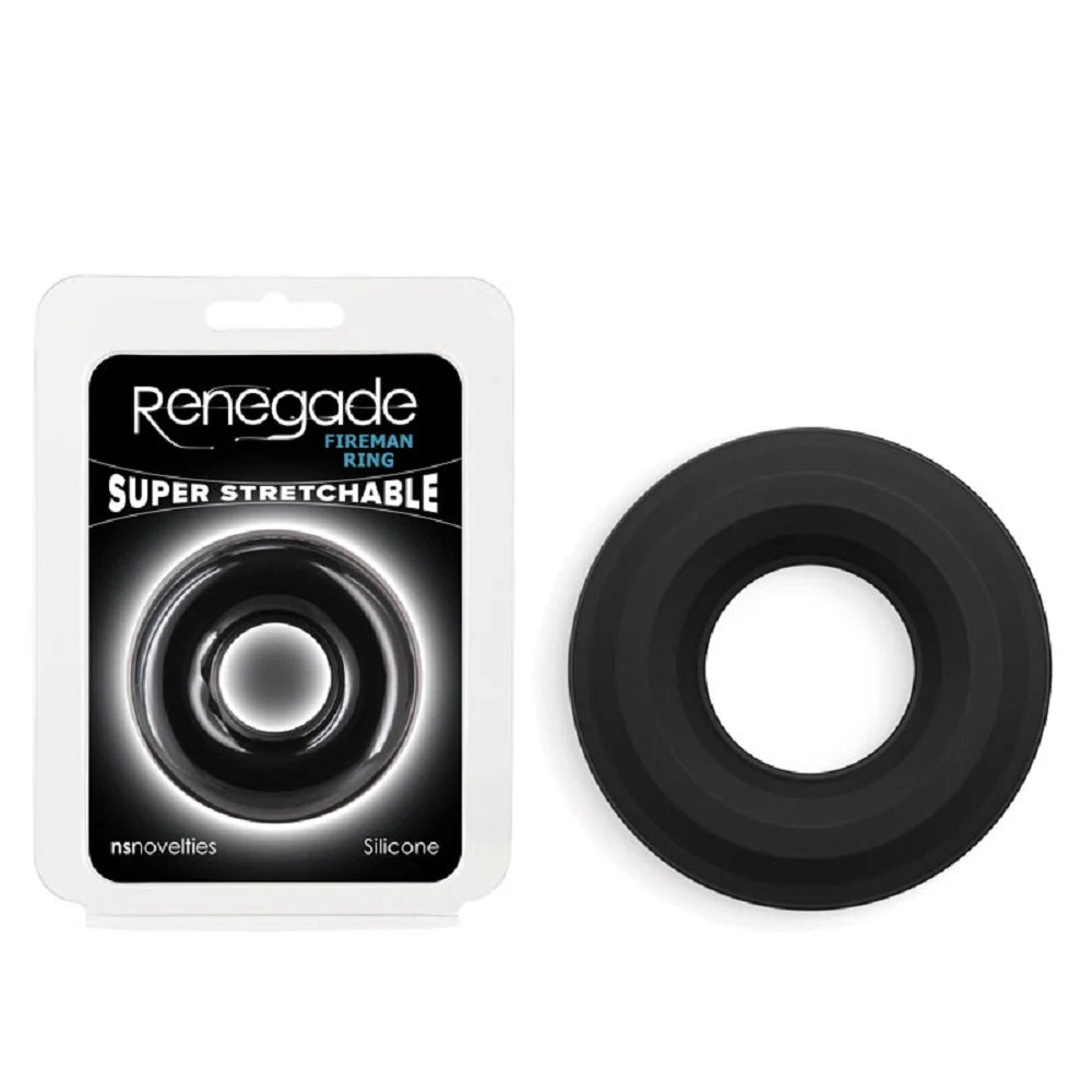 Renegade - Fireman Ring - Large - Black