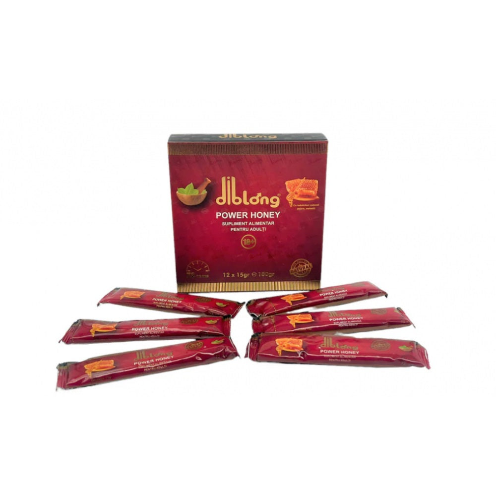 Miere Afrodisiaca Unisex DIBLONG Power Honey 15 gr. 6 buc. Imagine principală a produsului