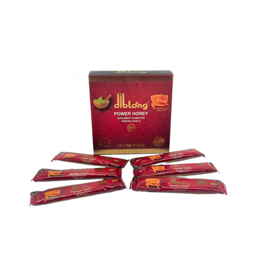 Miere Afrodisiaca Unisex DIBLONG Power Honey 15 gr. 6 buc.