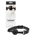 Sinful Ball Gag Black