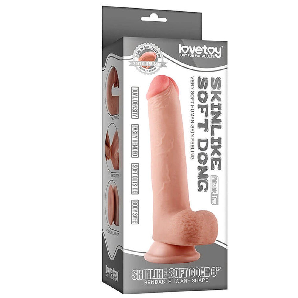 8" Skinlike Soft Dong Imagine principală a produsului