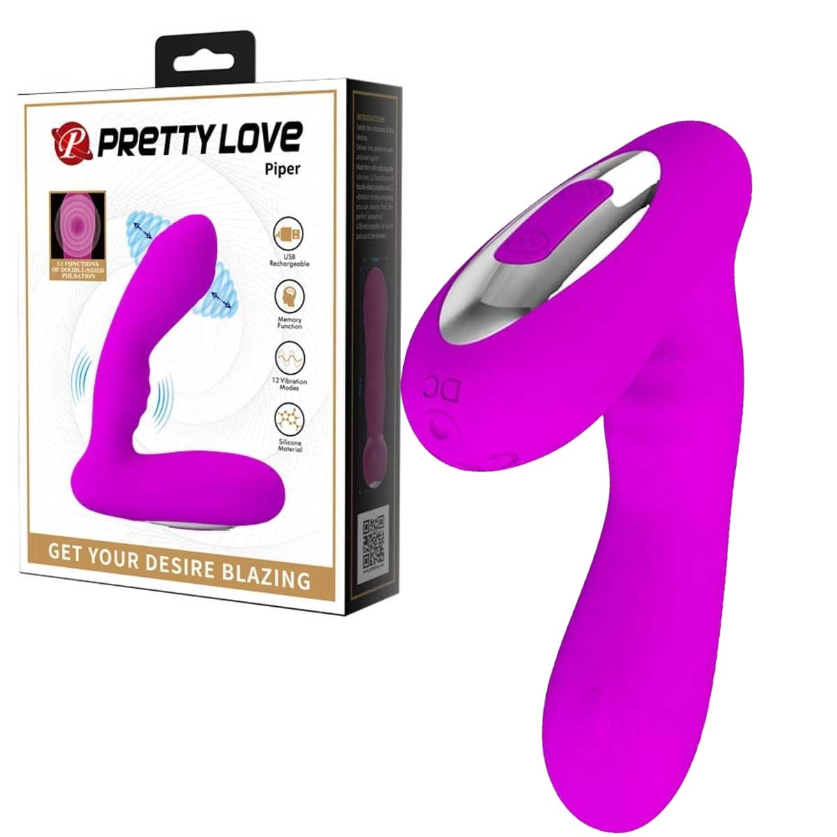 Stimulator Prostata Pretty Love Piper Imagine principală a produsului