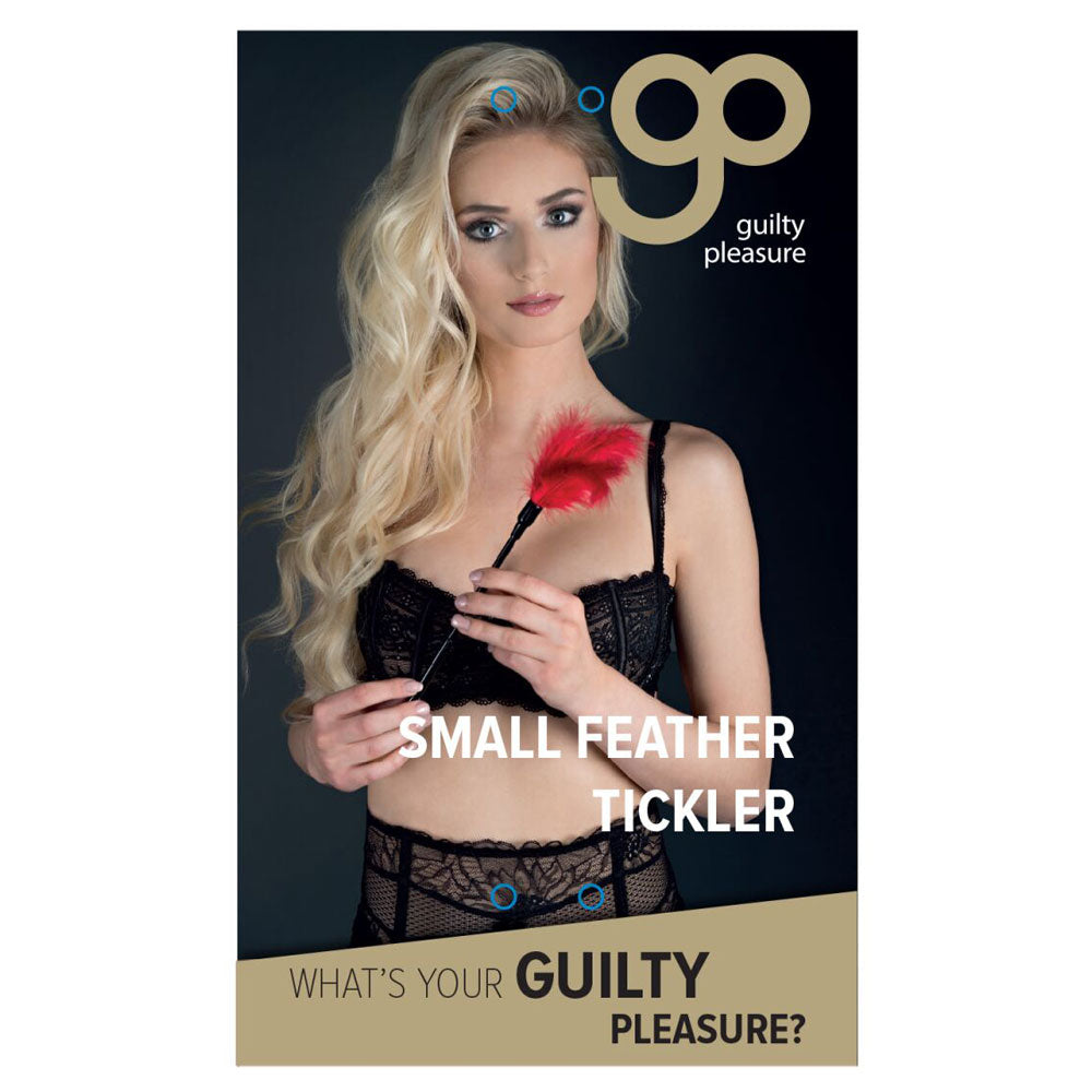Small Feather Tickler Red