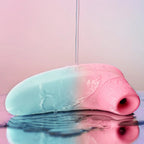Stimulator Clitoris Lovense Tenera 2 Bluetooth Control, Free App, IPX7, Silicon, Roz/Albastru