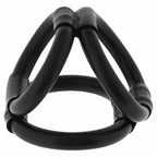 Tri Ring Cock Cage Black