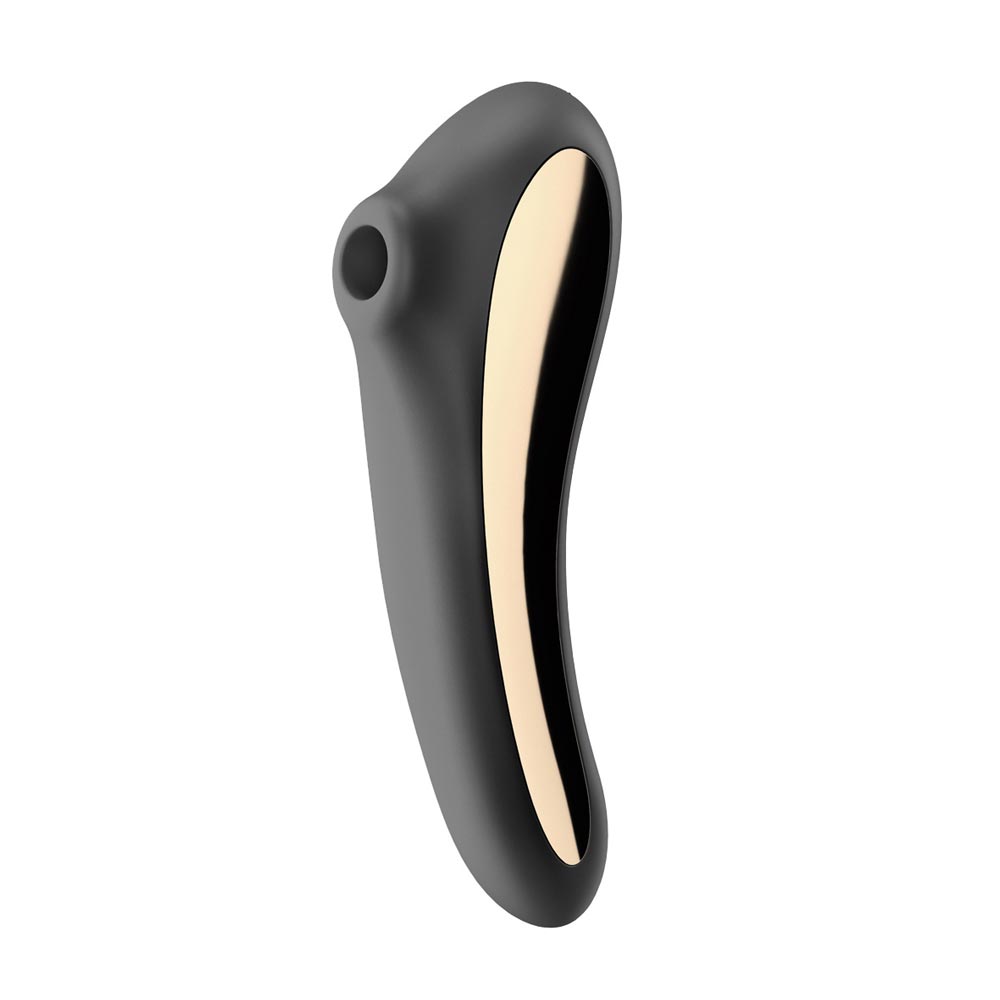Stimulator Dual Kiss Air Pulse+Vibrator Silicon USB Black