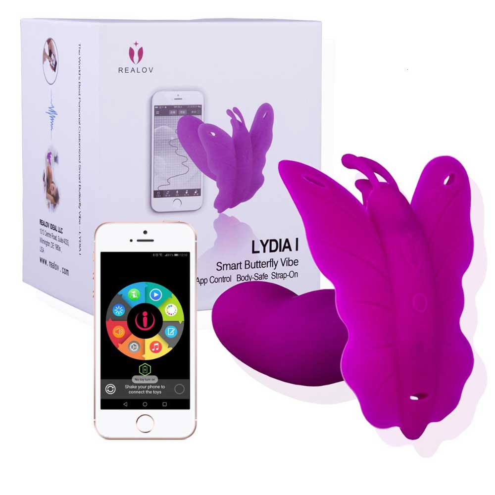 Realov - Lydia I Smart Butterfly Vibe Purple Imagine principală a produsului