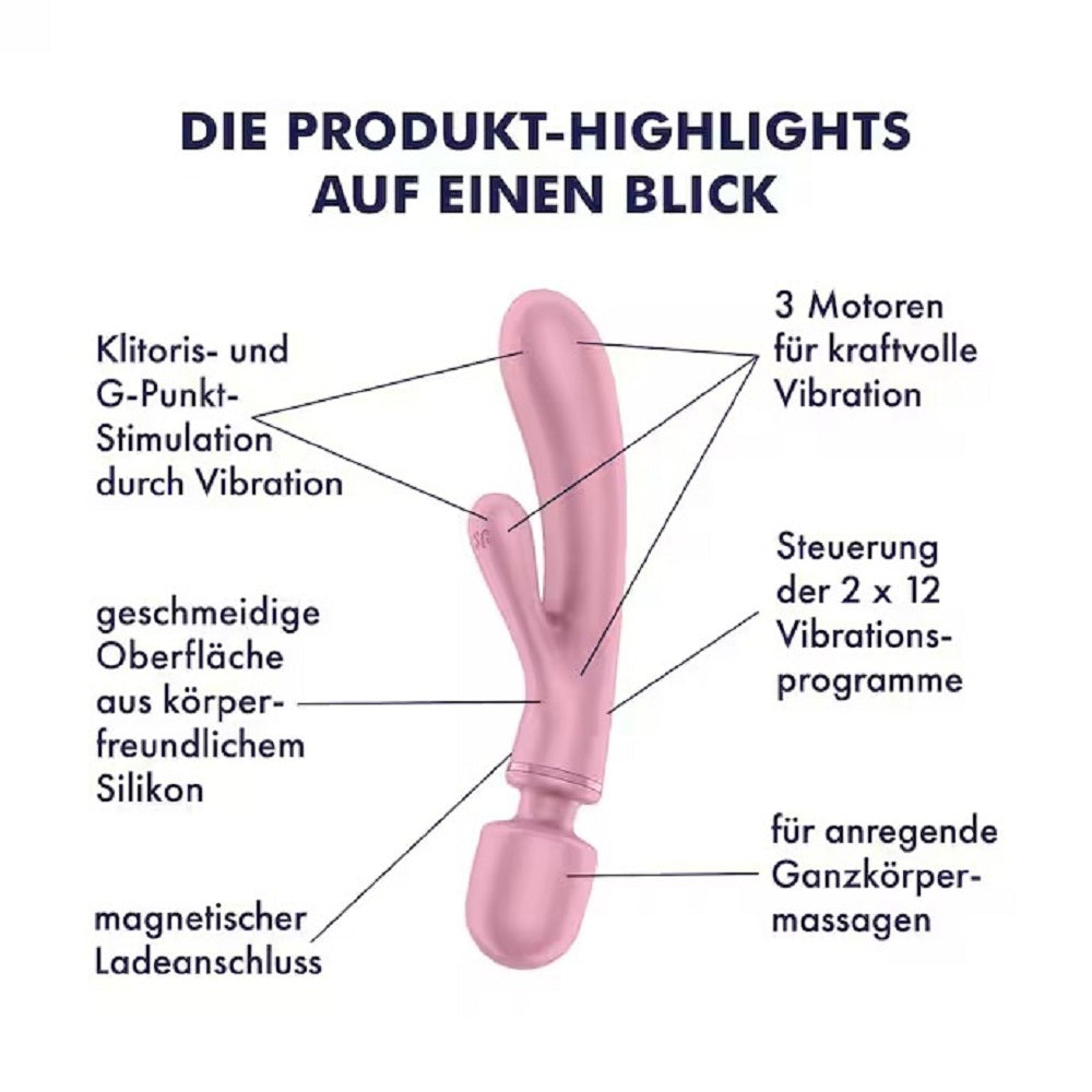Vibrator Triple Lover Satisfyer Imagine secundară a produsului