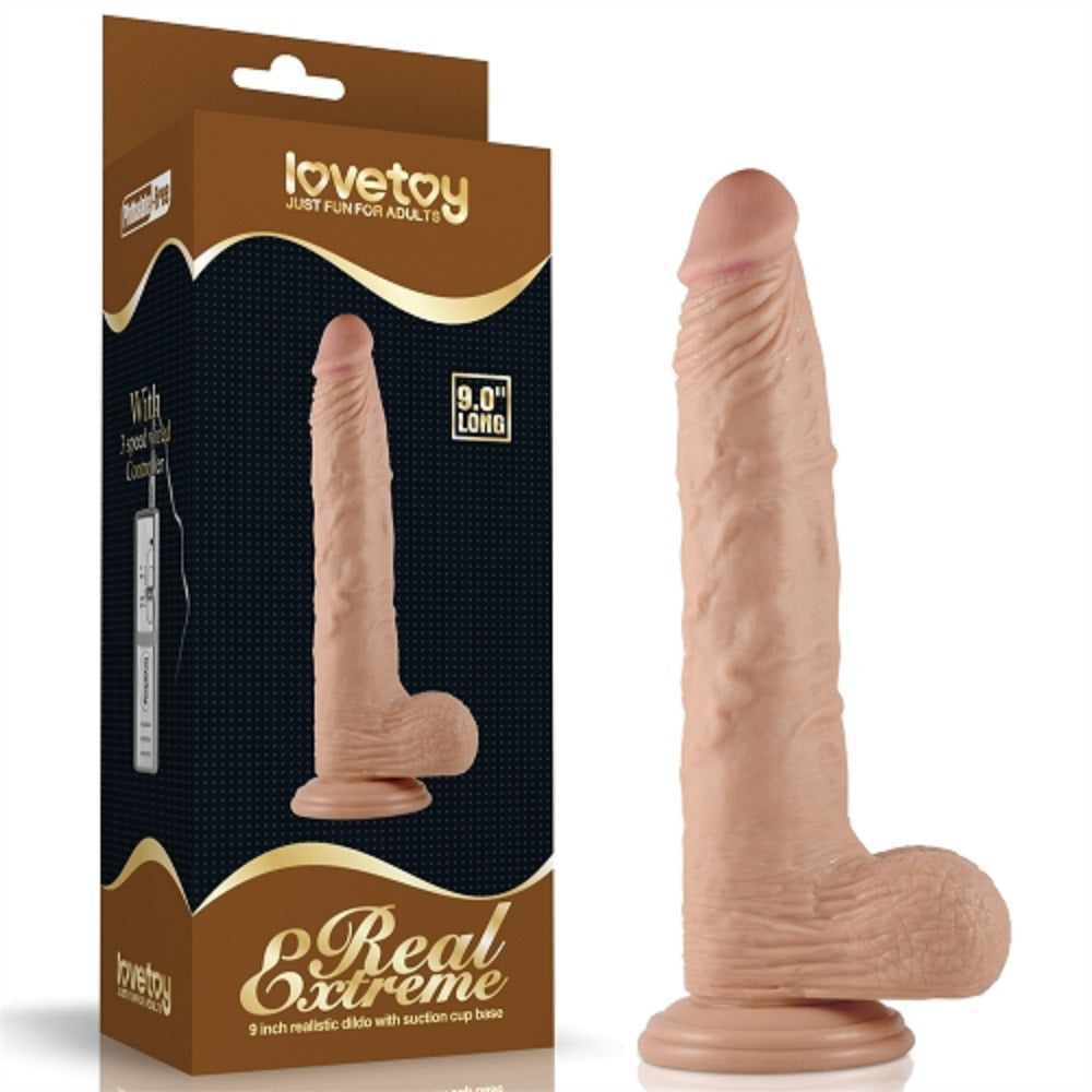 9" Real Extreme Dildo 2 Imagine principală a produsului