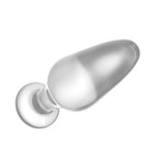 Glass Romance Anal Plug Clear