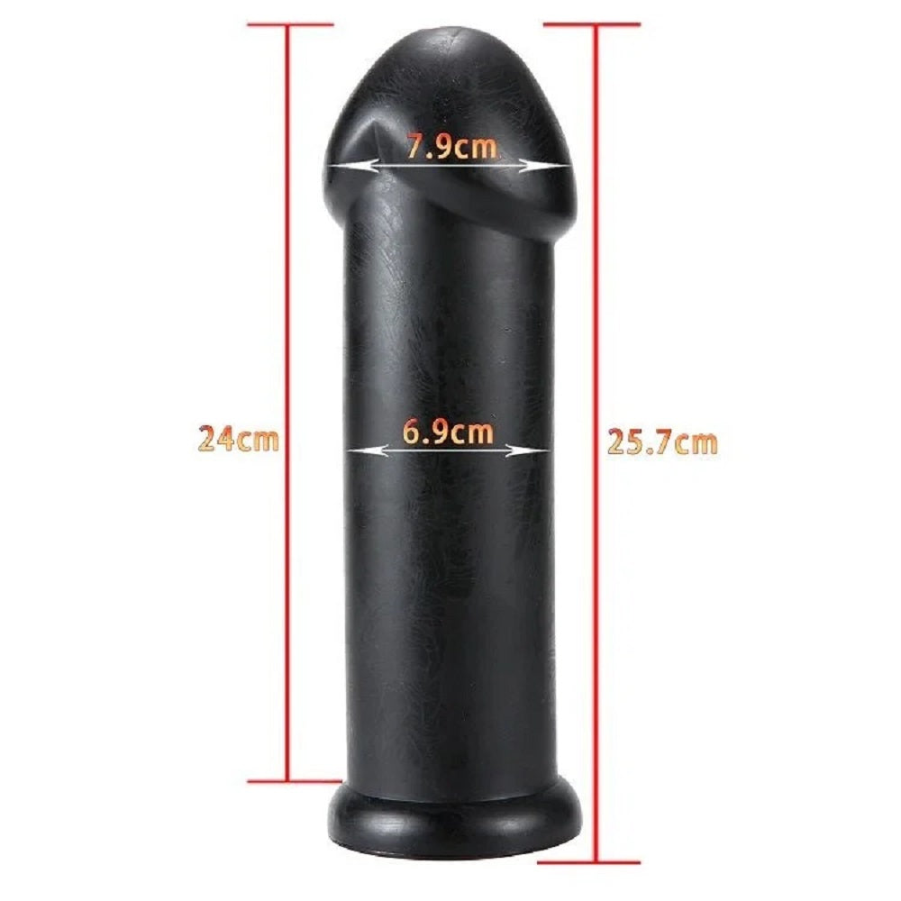X-MEN 10 inch Butt Plug Black