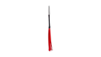 Calf Leather Handle Saddle Leather Tails Red