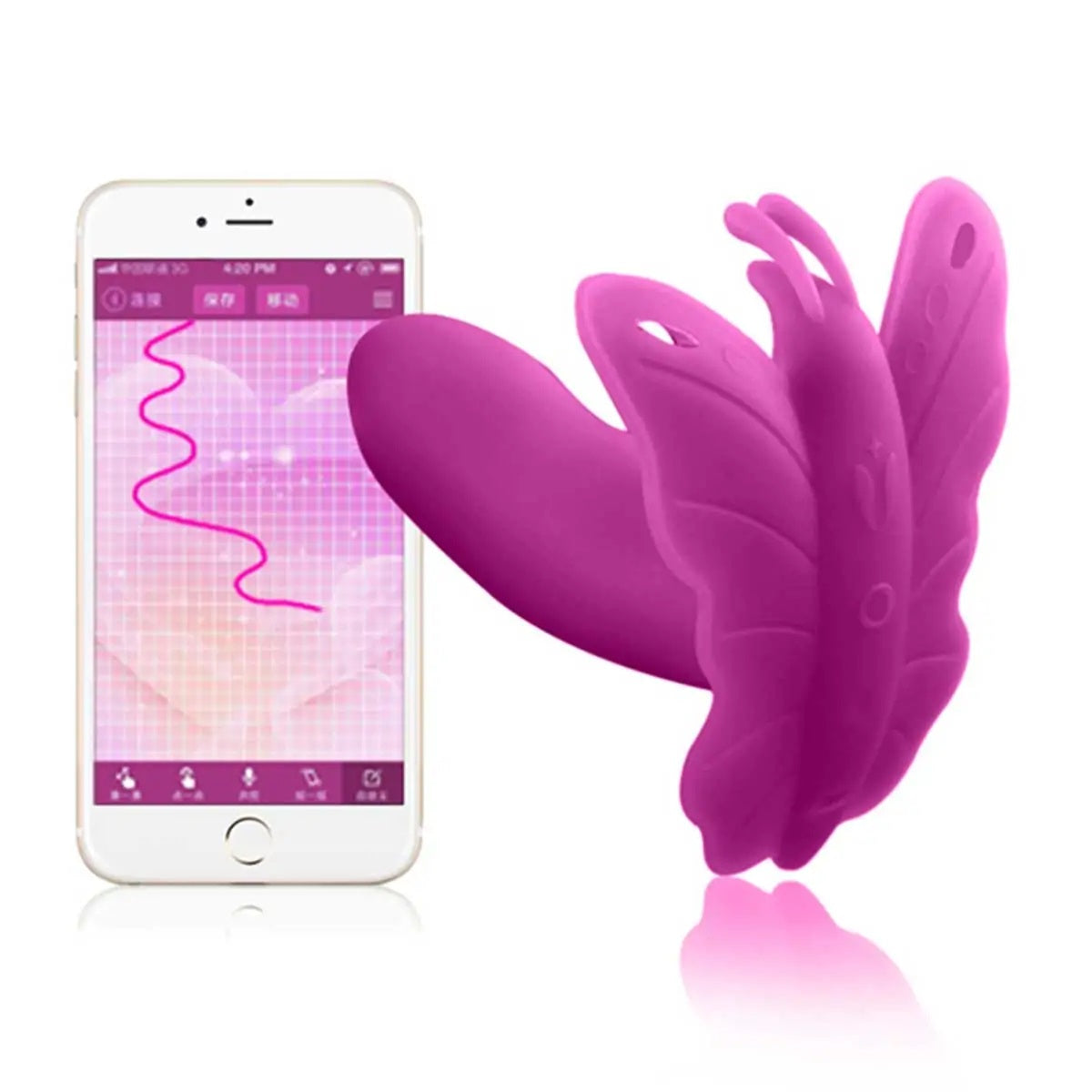 Realov - Lydia I Smart Butterfly Vibe Purple Imagine secundară a produsului