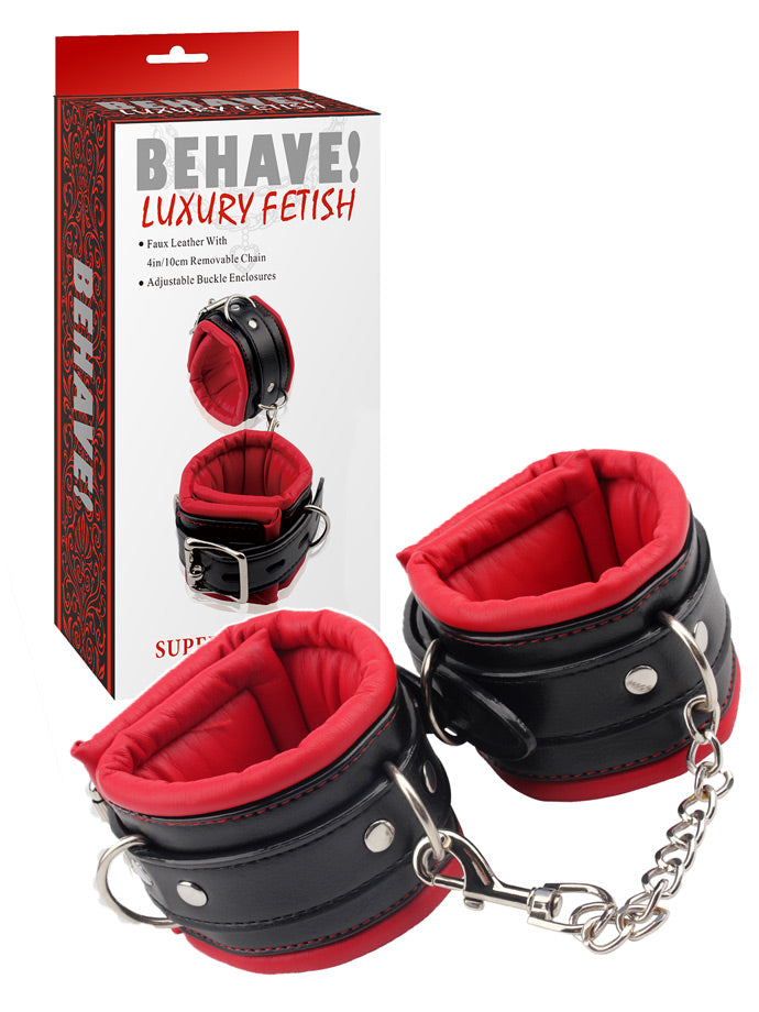 Behave Luxury Fetish - Super Soft Ankle Cuffs