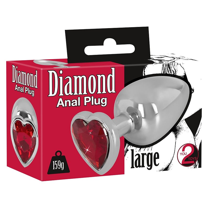 Diamond Butt Plug Large Imagine principală a produsului