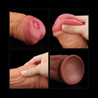 Dildo Platinum Silicon Strat Dublu King Size Natural 30 cm