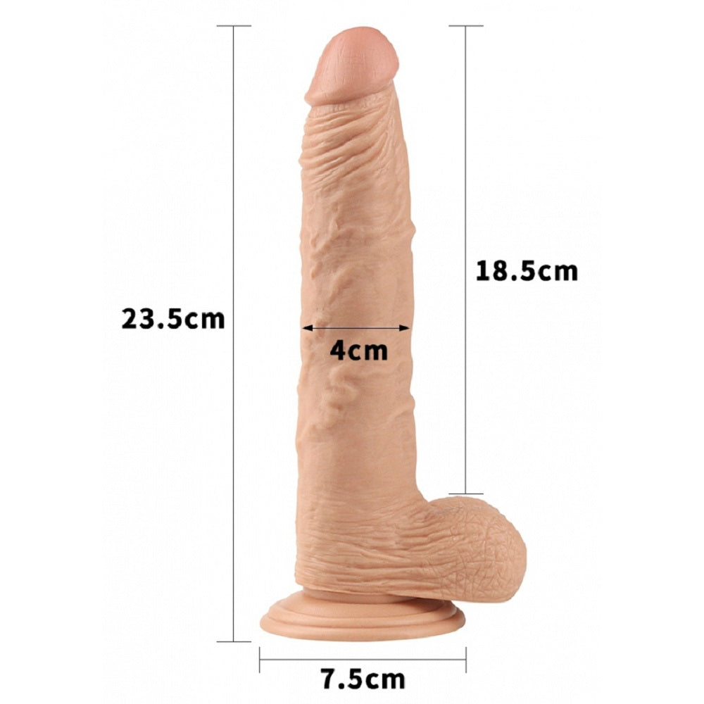 9" Real Extreme Dildo 2 Imagine secundară a produsului