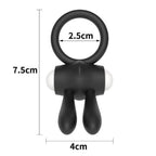 Inel de Penis Power Clit Cockring Silicon Negru