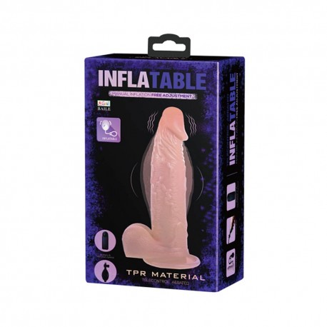 Dildo Inflatable Flesh 19 cm
