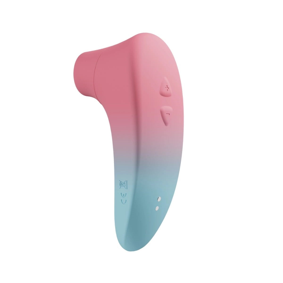 Stimulator Clitoris Lovense Tenera 2 Bluetooth Control, Free App, IPX7, Silicon, Roz/Albastru