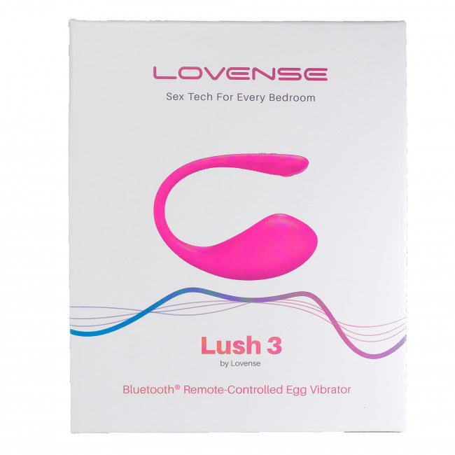 Vibrator Lovense Lush 3 Bluetooth Control Free App Silicon Roz