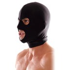 Fetish Fantasy- Spandex 3 Hole Hood Black