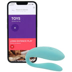 Vibrator de Cuplu We Vibe Sync Lite, Mobil App Control, Albastru