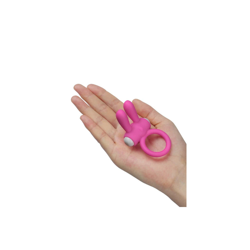 Inel de Penis Power Clit Cockring Silicon Roz