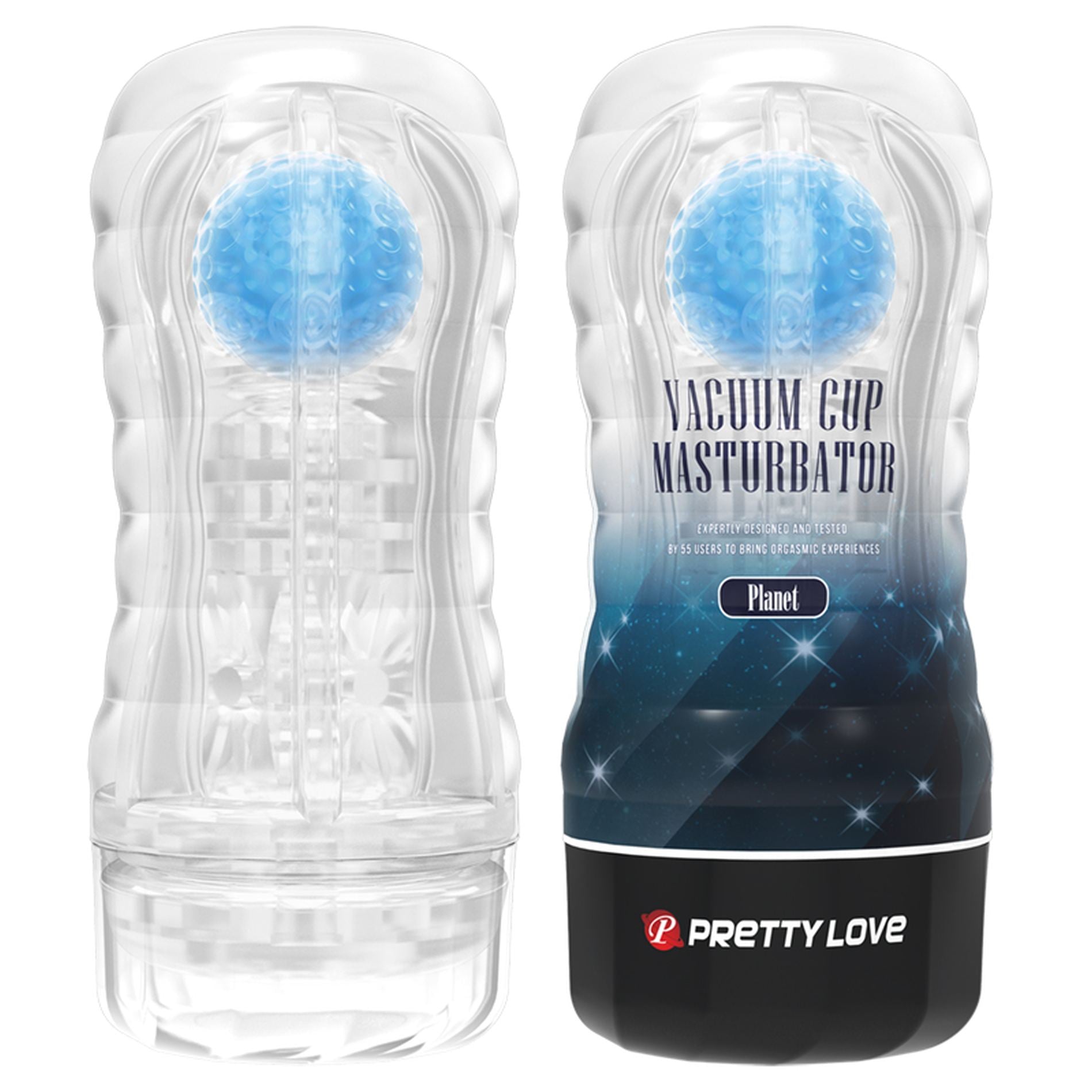 Masturbator Blue Planet cu Bila de Intensitate Imagine principală a produsului