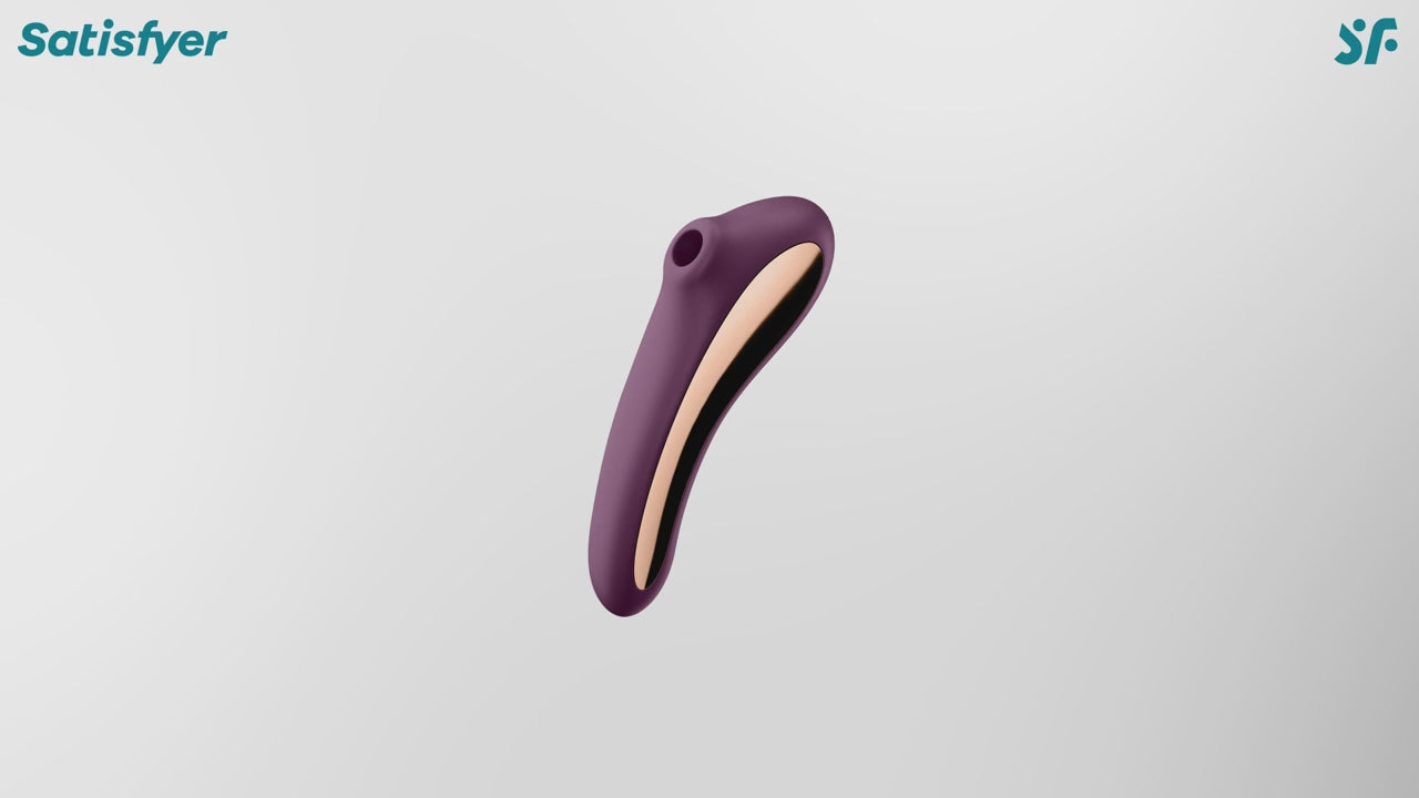 Stimulator Dual Kiss Air Pulse+Vibrator Silicon USB Black