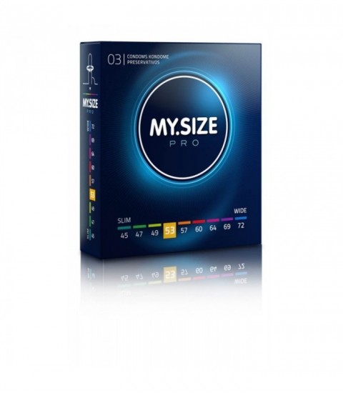 MY SIZE PRO Condoms 53 mm (3 pieces) Imagine principală a produsului