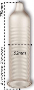 Prezervative Pasante Ribbed 12buc