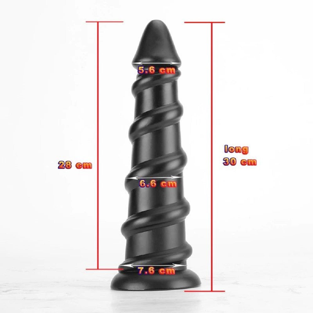 X-MEN 11.8 inch Butt Plug Black