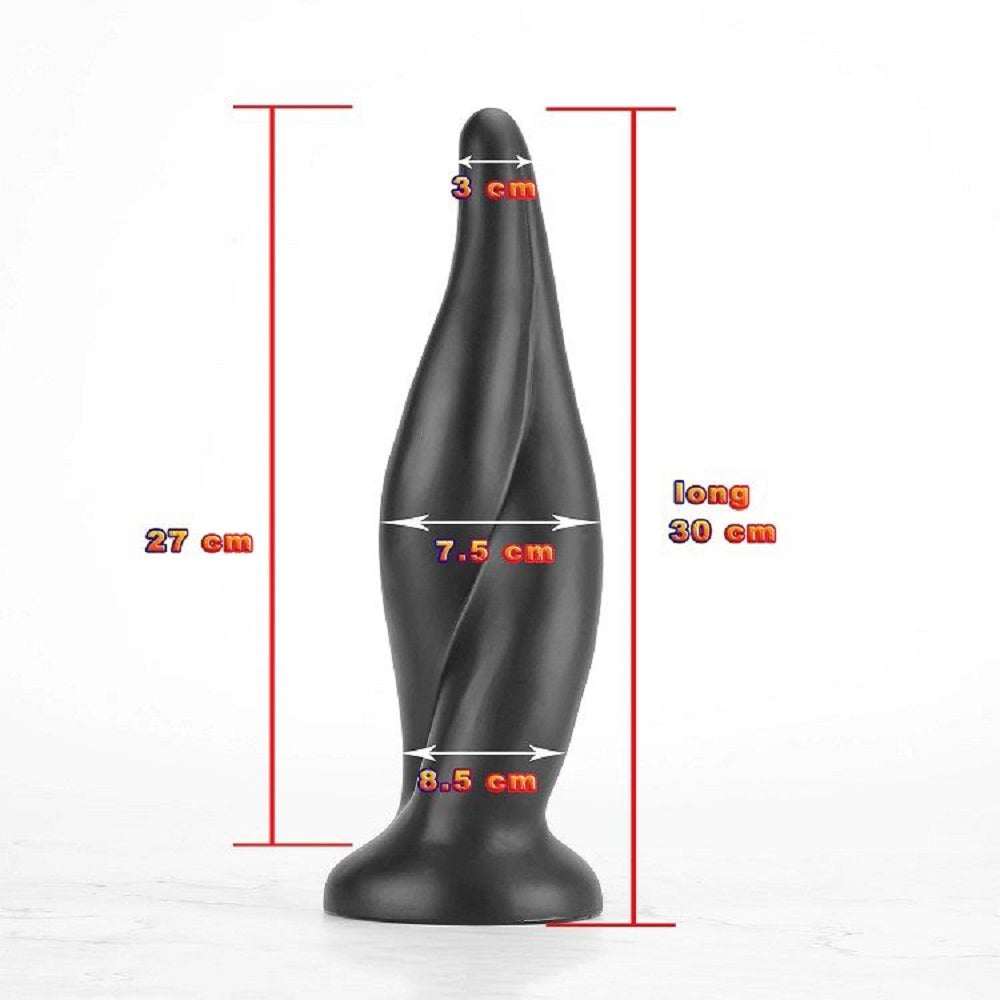 X-MEN 10.6" Extra Large Butt Plug Black