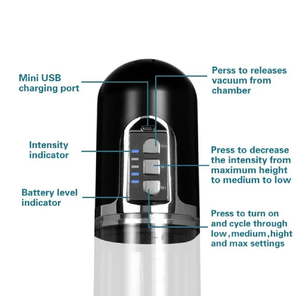 X-MEN Electric Penis Pump White
