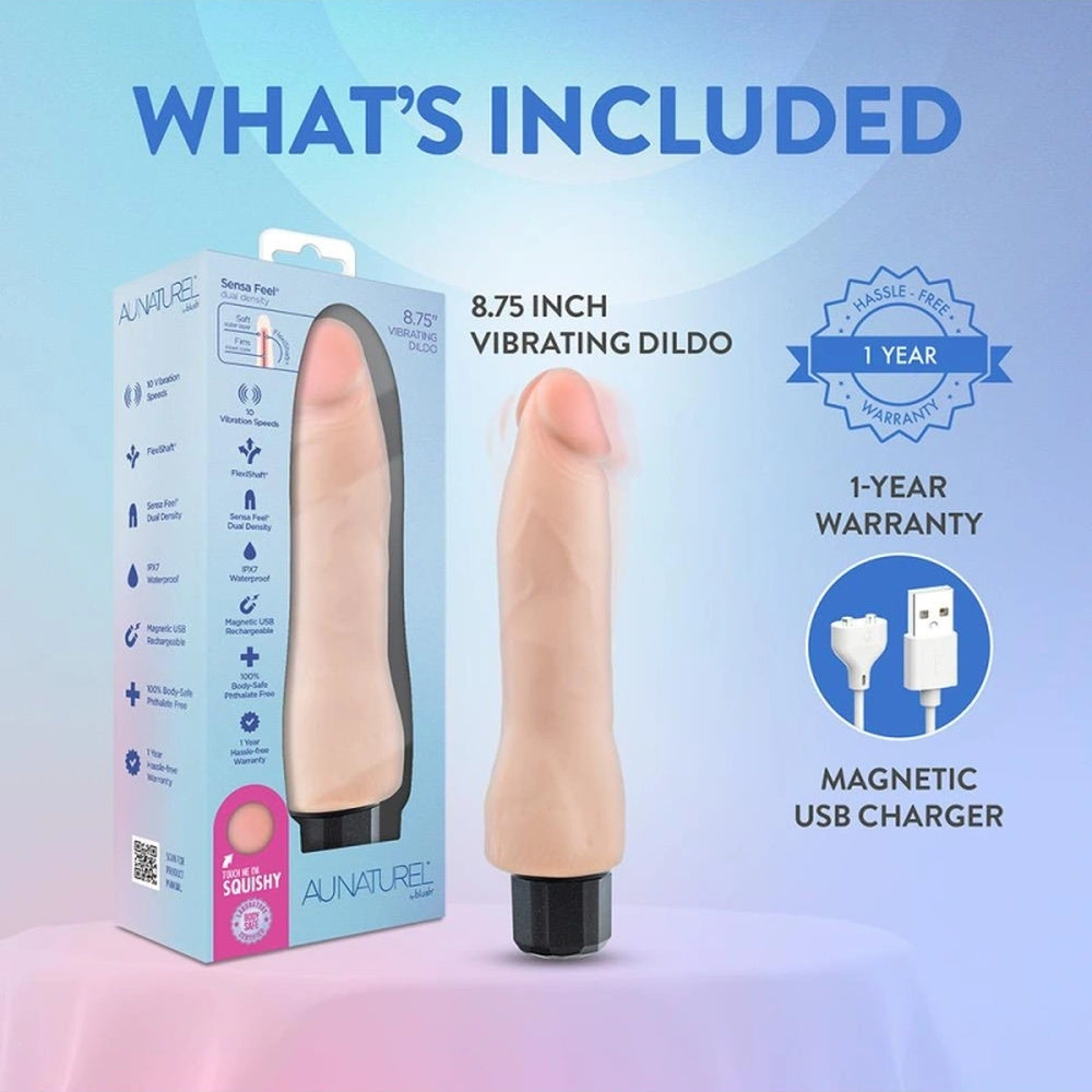 Vibrator Realist Au Naturel Sensa Feel, Dubla Densitate