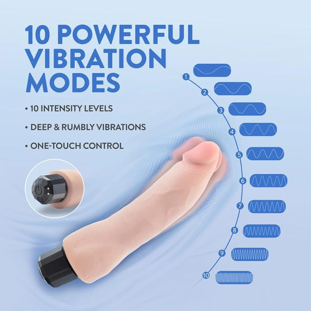 Vibrator Realist Au Naturel Sensa Feel, Dubla Densitate