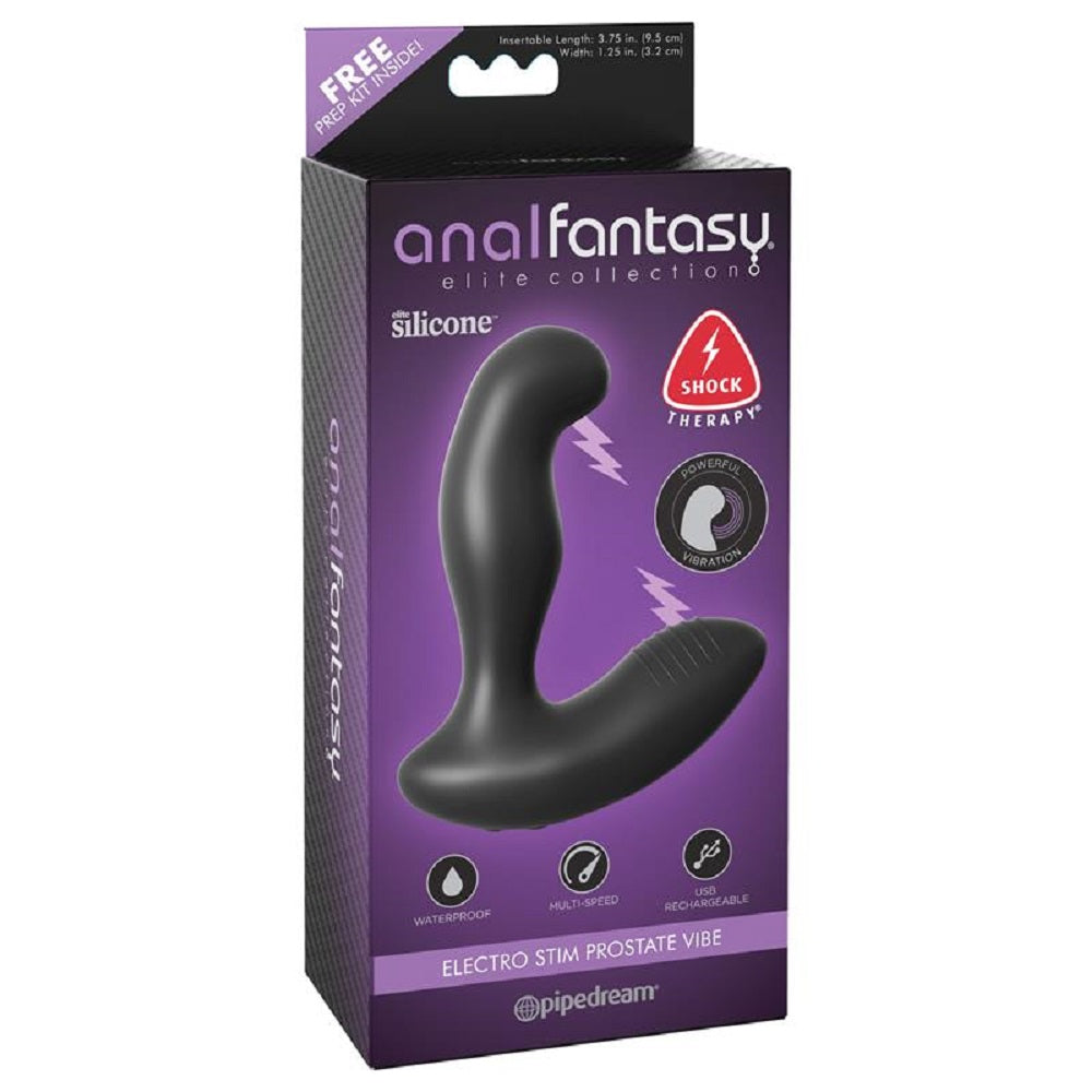 Electro Stim Prostate Vibe  Black Imagine principală a produsului