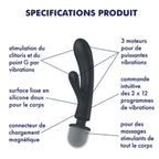 Vibrator Triple Lover Satisfyer Black
