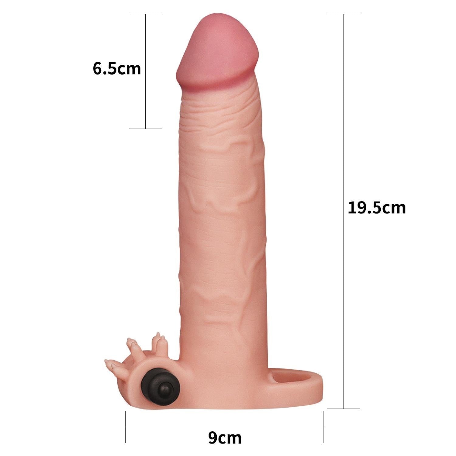 Pleasure X-Tender Vibrating Penis Sleeve #5 Imagine secundară a produsului
